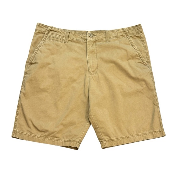 OP Ocean Pacific 12” Flat Front Chino Shorts OM13226 Desert Camel Brown Men’s 42 - Picture 1 of 3